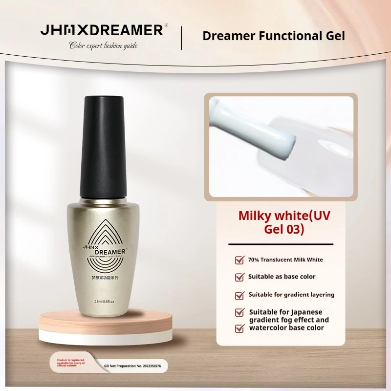 JHMX Dreamer Builder Gel System – Strengthening Base & No-Wipe Top Coat