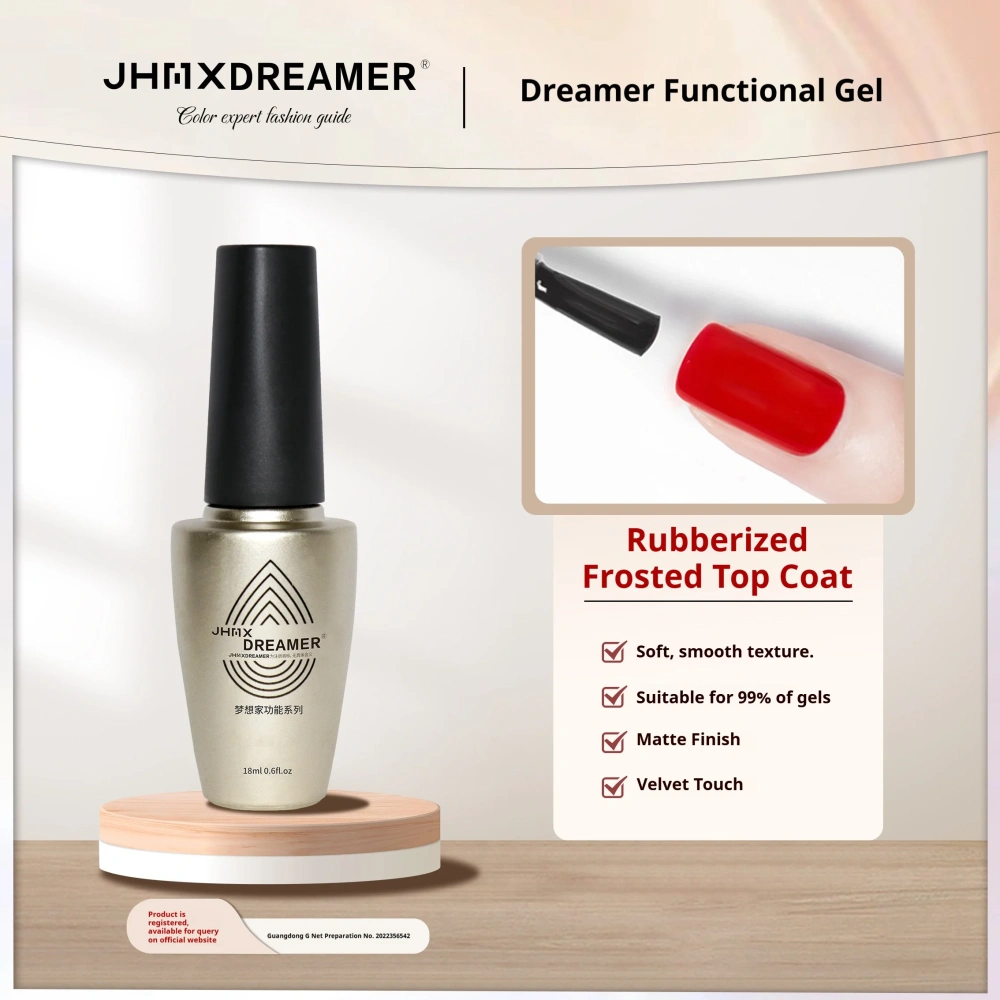 JHMX Dreamer Builder Gel System – Strengthening Base & No-Wipe Top Coat