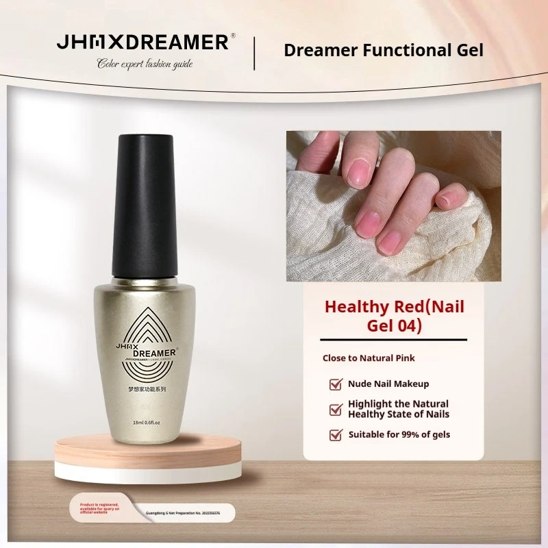 JHMX Dreamer Builder Gel System – Strengthening Base & No-Wipe Top Coat