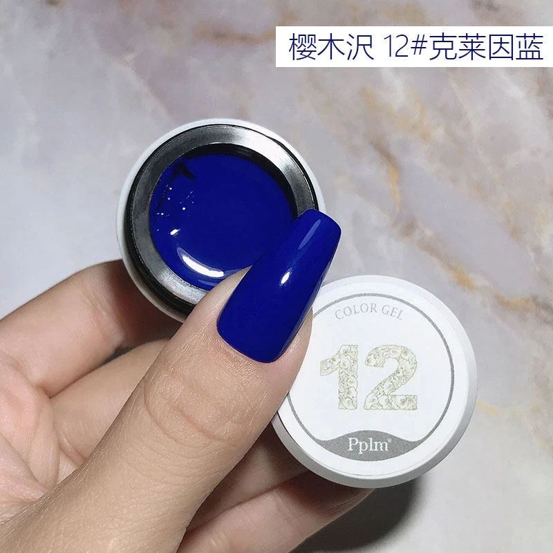JHMX Sakura Blue Solid Gel Polish – Japanese-Inspired Autumn Collection