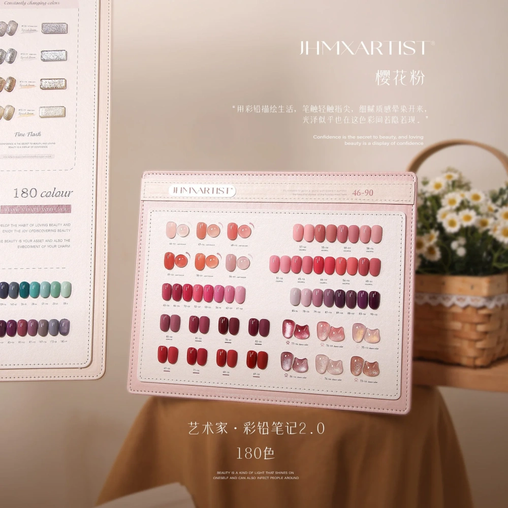 VVSFSSIR Nail 180 Colors Jelly Nude Gel Nail Polish Set, Milky Translucent Pink, Soak Off UV LED, Professional Salon Starter Kit