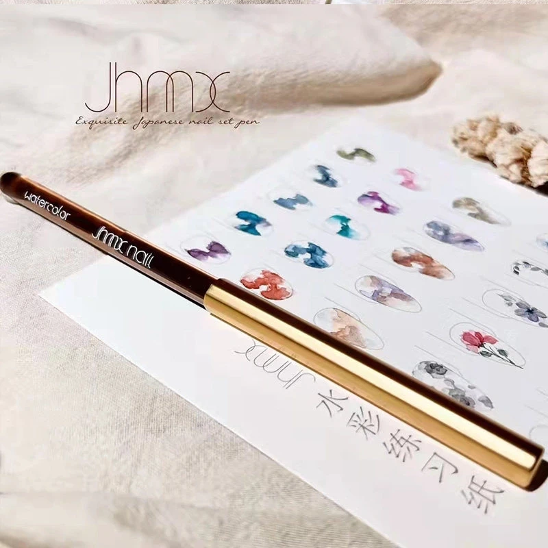 VVSFSSIR Nail Solid Watercolor Paint Set, Pearl Shimmer Nail Art Pigment, Blooming Gel Drawing Kit for Ombre Marble Design