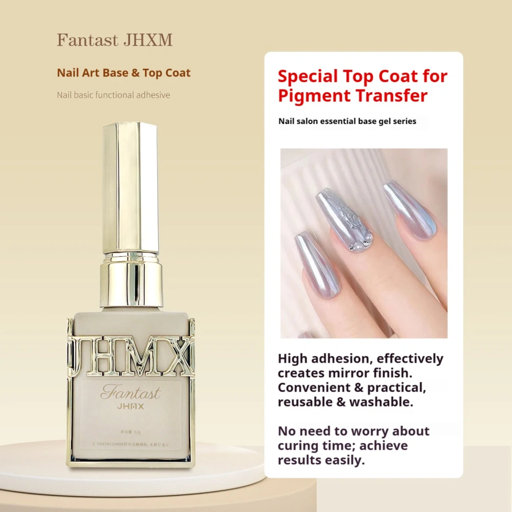 VVSFSSIR Nail Mini Gold Bottle Function Gel Set, Base Coat, Self-Leveling Top Coat, Builder Gel, Soak Off UV LED, Nail Salon Kit