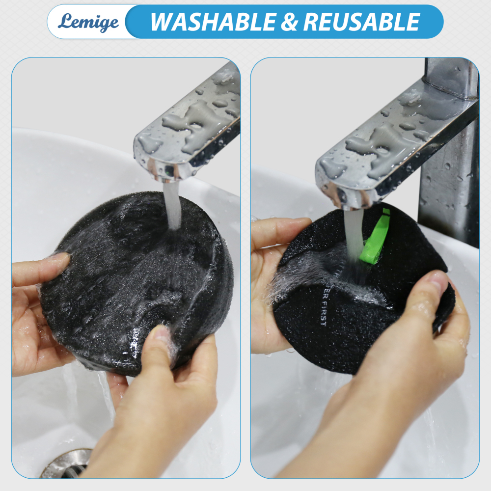Lemige 39883 3418 3402 3774F Filter for Bissell Pet Hair Eraser 39883 3774F 3774 3774G 3775 SurfaceSense Pet 3418 3415 MultiClean Rewind 3402 3409 PowerLifte 3404 Vacuum Cleaners, 1635630&1635629