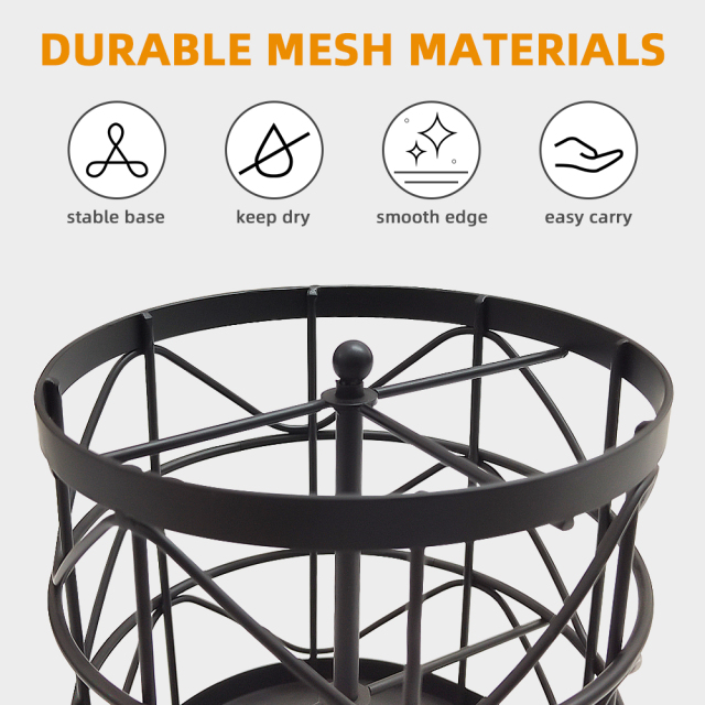 360° Rotating Mesh Utensil Holder – 3-Compartment Metal Cutlery Organizer & Drying Caddy for Kitchen Countertop, Dining Table & Outdoor BBQ,Jiangmen Hanxi Metal Products Factory,360° Rotating Mesh Utensil Holder – 3-Compartment Metal Cutlery Organizer & Drying Caddy for Kitchen Countertop, Dining Table & Outdoor BBQ