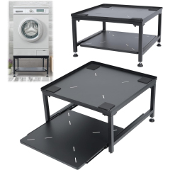 Heavy Duty Washing Machine Stand with Sliding Storage Drawer - 18" Elevated Universal Laundry Pedestal for Washer, Dryer & Refrigerator, Adjustable Feet & Non-Slip Pads, Steel Construction,Jiangmen Hanxi Metal Products Factory,Heavy Duty Washing Machine Stand with Sliding Storage Drawer - 18" Elevated Universal Laundry Pedestal for Washer, Dryer & Refrigerator, Adjustable Feet & Non-Slip Pads, Steel Construction-Jiangmen Hanxi Metal Products Factory