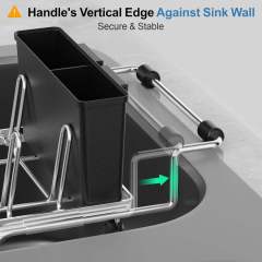 Expandable Stainless Steel Over Sink Dish Drying Rack,Jiangmen Hanxi Metal Products Factory,Expandable Stainless Steel Over Sink Dish Drying Rack