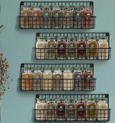 4Pcs Wall Mount Spice Rack, Hanging Space-Saving Organizer,Jiangmen Hanxi Metal Products Factory,4Pcs Wall Mount Spice Rack, Hanging Space-Saving Organizer