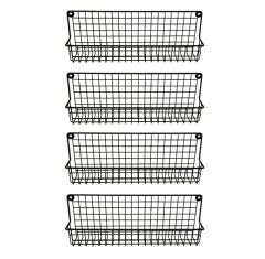4Pcs Wall Mount Spice Rack, Hanging Space-Saving Organizer,Jiangmen Hanxi Metal Products Factory,4Pcs Wall Mount Spice Rack, Hanging Space-Saving Organizer