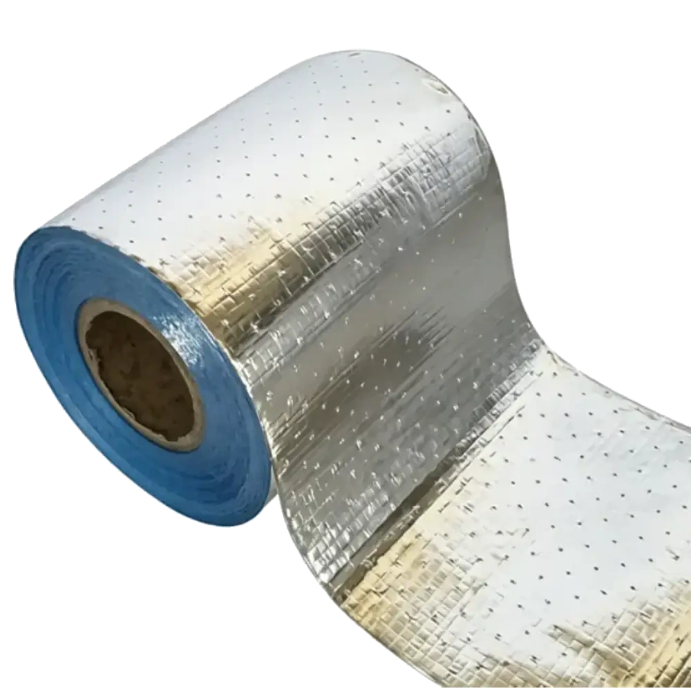 Perforated Aluminum Foil Laminated Woven Fabric,Pengyuan,Perforated Aluminum Foil Laminated Woven Fabric