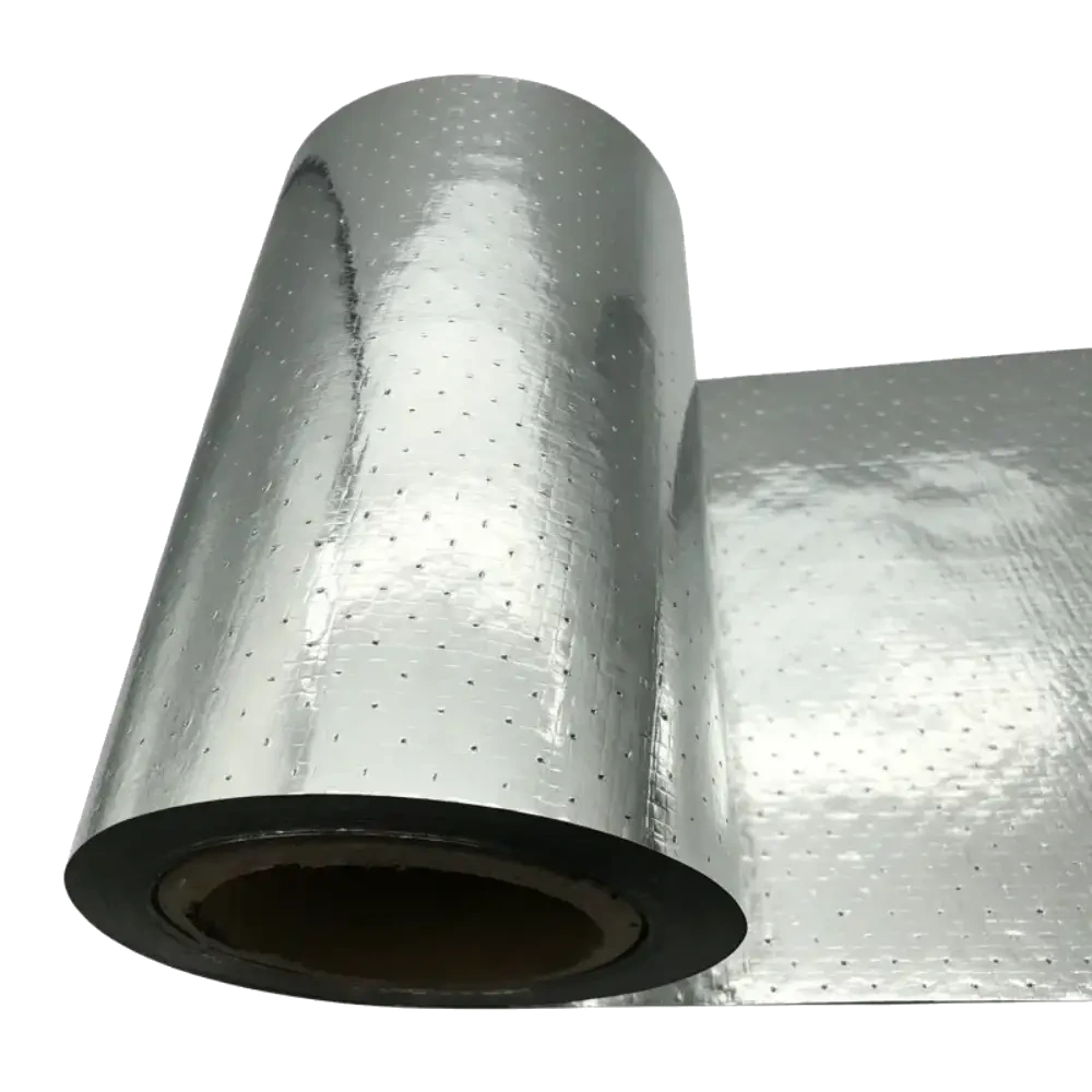 Perforated Aluminum Foil Laminated Woven Fabric,Pengyuan,Perforated Aluminum Foil Laminated Woven Fabric