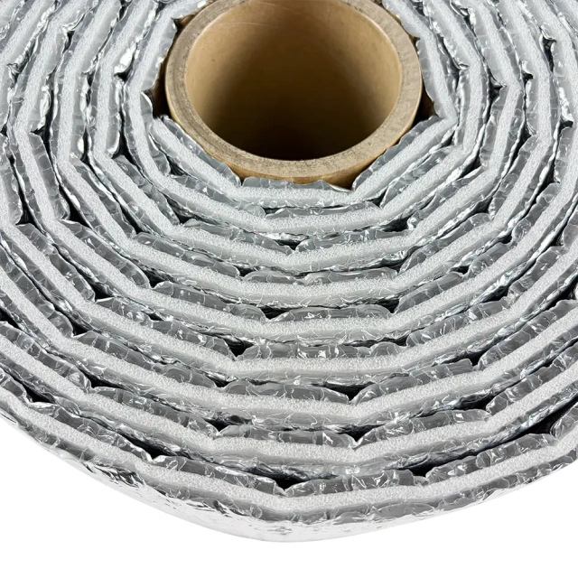 Radiant Barrier Bubble Insulation,Laminated Film Manufacturer | Thermal Insulation & Packaging Solutions | PengYuan New Material,Radiant Barrier Bubble Insulation Roll for Roof Heat Control