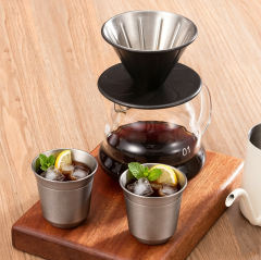 Wholesale Modern Luxury 304 Stainless Steel Coffee Cup with Thermos & Vacuum Insulation Portable Camping Cups