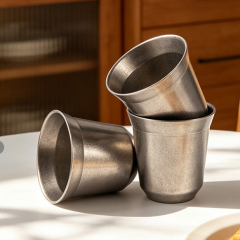 Wholesale Modern Luxury 304 Stainless Steel Coffee Cup with Thermos & Vacuum Insulation Portable Camping Cups