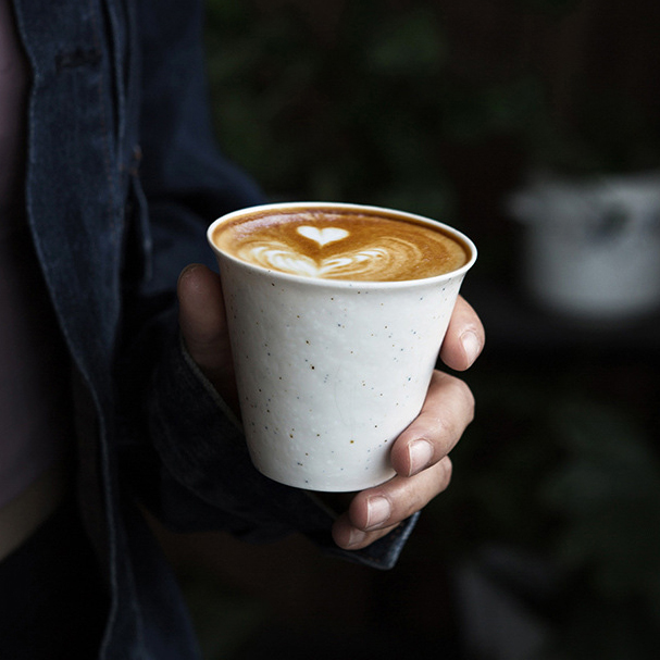 lanborui New Product 200ml Ceramic Latte Art Mug Cups Speckled Coffee Cup