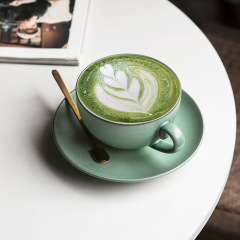 Japanese Retro Coffee Cup High-end Exquisite Latte Ceramic Cup