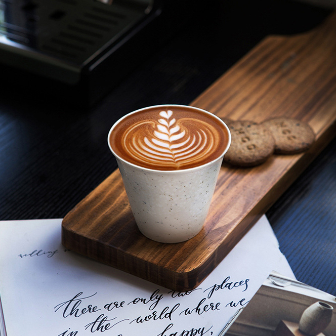 lanborui New Product 200ml Ceramic Latte Art Mug Cups Speckled Coffee Cup