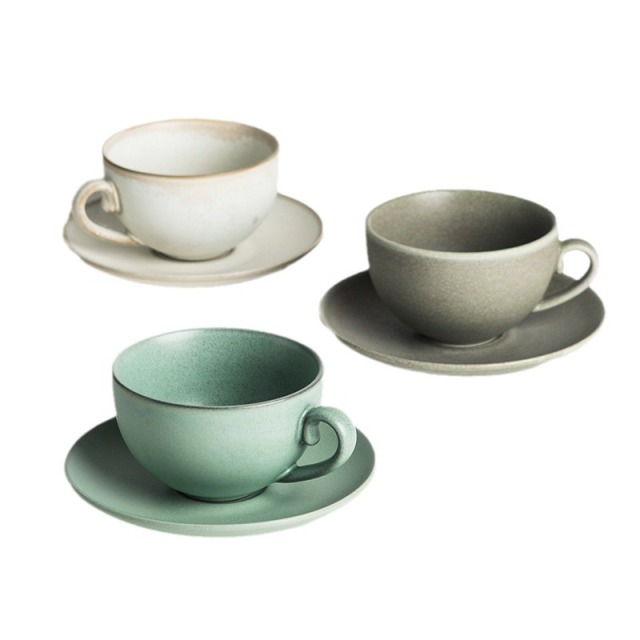 Japanese Retro Coffee Cup High-end Exquisite Latte Ceramic Cup