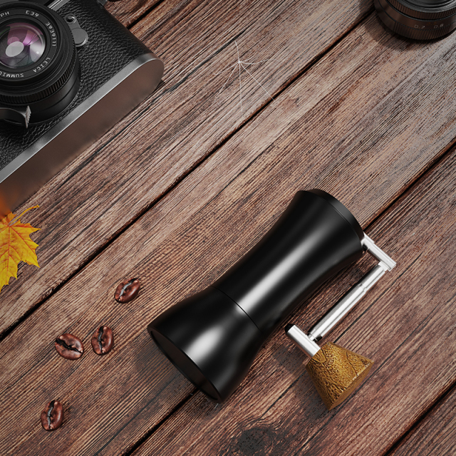 DHPO Hand Coffee Grinder Reusable and Portable Luxury Coffee Grinder Espresso Coffee Equipment SLS Conical Burr Aluminum Alloy