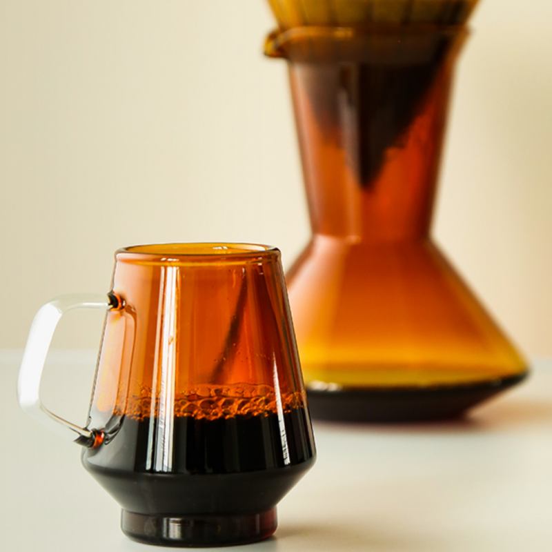 Borosilicate Glass Pour Over Dripper Coffee Pot 600ml,CIRAY,Funny Small United Borosilicate Thermal Glass Pour Over Dripper Coffee Pot