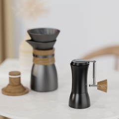 DHPO Hand Coffee Grinder Reusable and Portable Luxury Coffee Grinder Espresso Coffee Equipment SLS Conical Burr Aluminum Alloy
