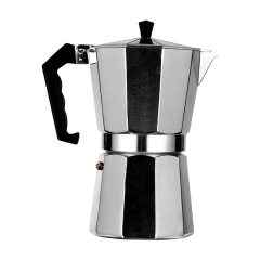 Stovetop Espresso Moka Pot 100ml/150ml/300ml/450ml/600ml,CIRAY,Aluminum Octagonal Stovetop Espresso Moka Pot Coffee Maker Tools Coffee Appliance Metal Coffee Utensils Household