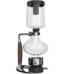 Manufactory Tabletop Syphon Syphon Glass Coffee Maker with T-shaped Anti-scald Handle Anti-Scalding Safe Use Coffee Machine