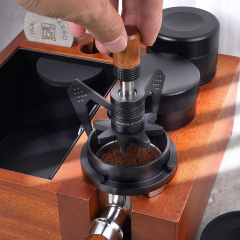 Custom Eco-Friendly Stainless Steel Praying Mantis 8 Needles 0.4mm Espresso Tools Stirrer Powder Leveler Dispenser Coffee