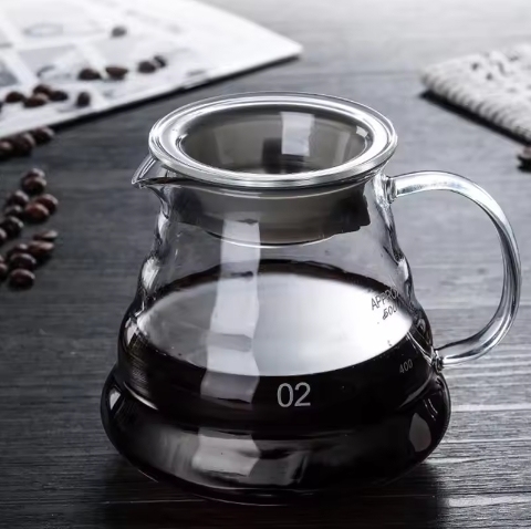 Wholesale Selling Diamond-shaped Smoke Borosilicate Poured in Glass Coffee Makers' Droppers and Filters