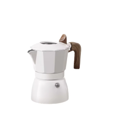 Italian-style 2-cup Aluminum Moka Pot Portable Espresso Maker Food-grade Double Valve for Coffee