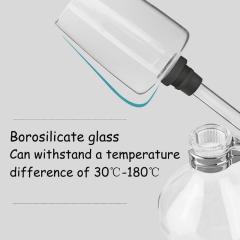 Manufactory Tabletop Syphon Syphon Glass Coffee Maker with T-shaped Anti-scald Handle Anti-Scalding Safe Use Coffee Machine