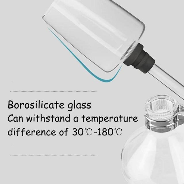 Manufactory Tabletop Syphon Syphon Glass Coffee Maker with T-shaped Anti-scald Handle Anti-Scalding Safe Use Coffee Machine
