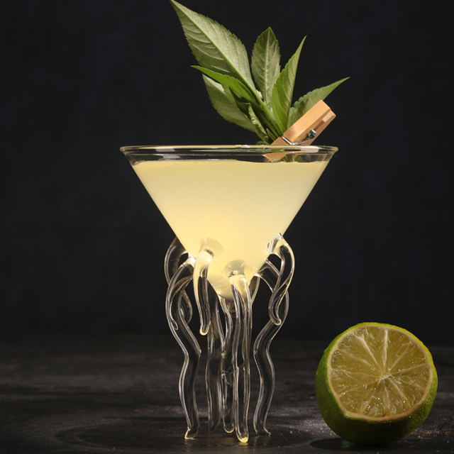 Octopus Stem Cocktail Glasses Creative Martini Wine Glass 100ml,CIRAY,Wholesale Customize Octopus Stem Cocktail Glasses Vampire Wine Glasses Creative Martini Wine Glass Juice Cup