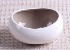Factory High White French Inspired with White Outside and Gray Inside Main Courses Available at Wholesale Prices Dinnerware Set