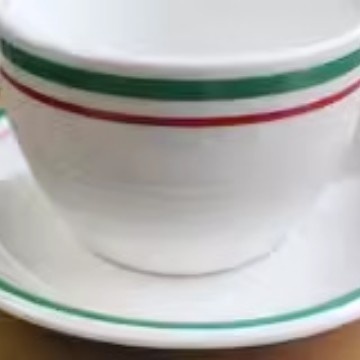 Ceramic Double-Walled Coffee Cup Saucer Set Hong Kong-Style Solid Color Modern Simple Design Sturdy Afternoon Tea Restaurant Use