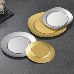 Japanese Stainless Steel Platter, Home Gold Plate, Dish Plate, Snack Plate, Commercial Barbecue Plate,  Bone Dish