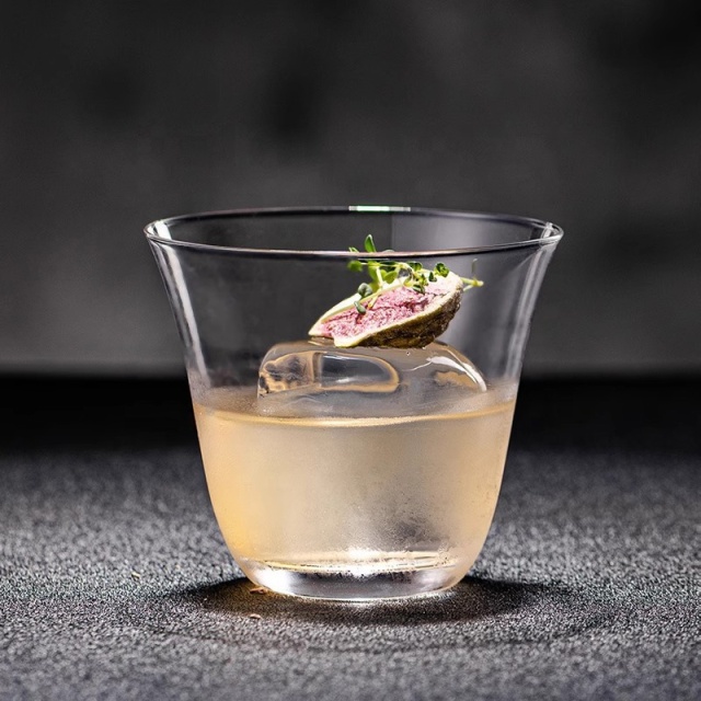 Whisky Highball Cocktail Glasses,CIRAY,Creative Chinese Kung Fu Tea Cocktail Glasses Thin Clear Drinkware Drinking Water Whisky Highball Cocktail Glasses