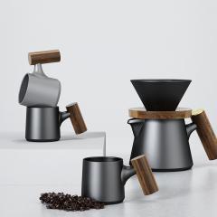 DHPO Wholesale Custom Cafe Restaurant Used Drinking Ceramic Coffee Mugs 90ml Trapezoid Shape Modern Minimalist Design Black Box,CIRAY,DHPO Wholesale Custom Cafe Restaurant Used Drinking Ceramic Coffee Mugs 90ml Trapezoid Shape Modern Minimalist Design Black Box