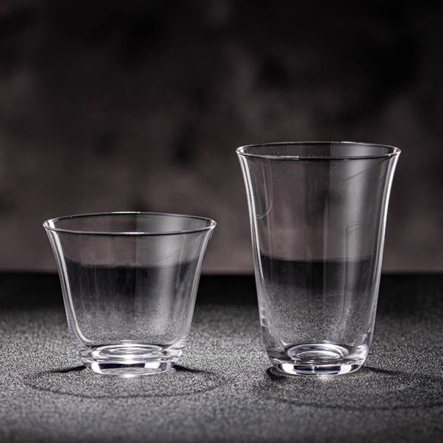 Whisky Highball Cocktail Glasses,CIRAY,Creative Chinese Kung Fu Tea Cocktail Glasses Thin Clear Drinkware Drinking Water Whisky Highball Cocktail Glasses