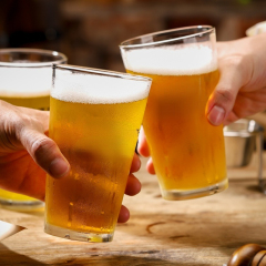 Craft Beer Glasses 120ml/200ml/470ml,CIRAY,High-quality Classic Pint Craft Beer Glasses Custom logo Glass Cup Beer Mug  Drinking Glasses Custom Beer Glass for Bar