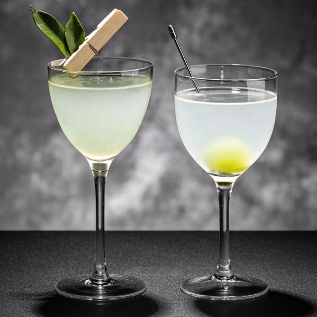 Unique Highball Crystal Nick and Nora Cocktail Glass Long Stem Wine Goblets Clear Cocktail Glasses Bar Restaurant,CIRAY,Unique Highball Crystal Nick and Nora Cocktail Glass Long Stem Wine Goblets Clear Cocktail Glasses Bar Restaurant
