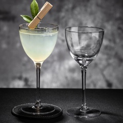 Unique Highball Crystal Nick and Nora Cocktail Glass Long Stem Wine Goblets Clear Cocktail Glasses Bar Restaurant,CIRAY,Unique Highball Crystal Nick and Nora Cocktail Glass Long Stem Wine Goblets Clear Cocktail Glasses Bar Restaurant
