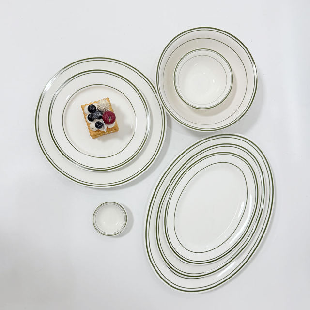 14 inch oval plate