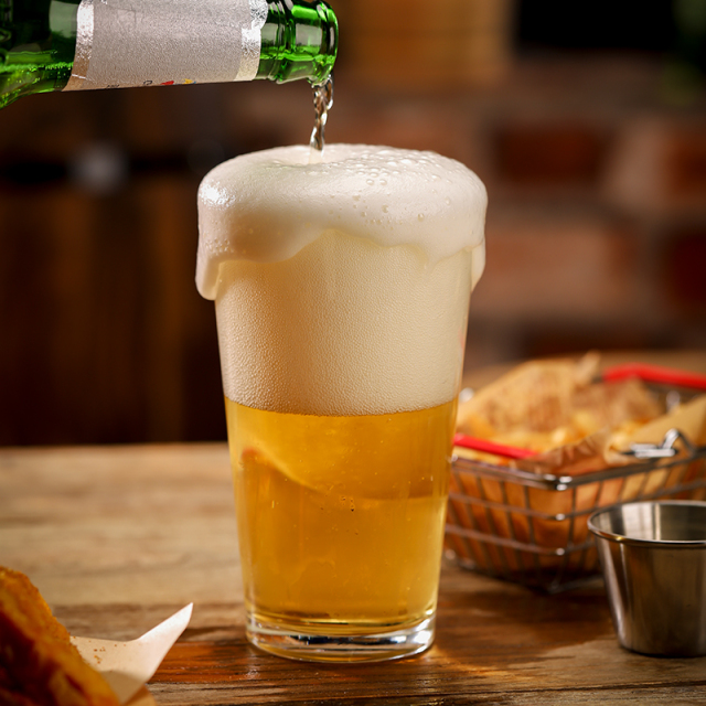 Craft Beer Glasses 120ml/200ml/470ml,CIRAY,High-quality Classic Pint Craft Beer Glasses Custom logo Glass Cup Beer Mug  Drinking Glasses Custom Beer Glass for Bar