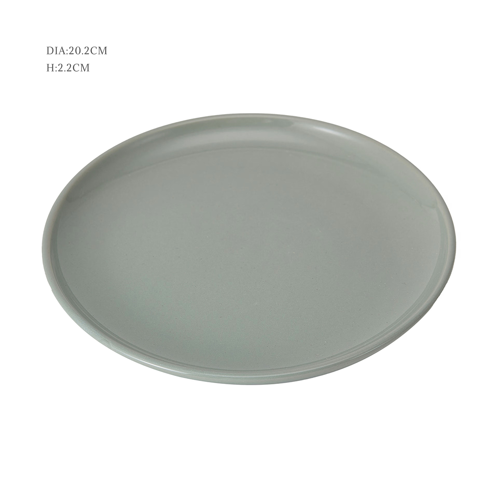 Nordic Style Green Tableware Crockery Restaurant Plates and Bowls Set Dining Ceramic Plates Dinnerware Set