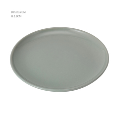 Nordic Style Green Tableware Crockery Restaurant Plates and Bowls Set Dining Ceramic Plates Dinnerware Set