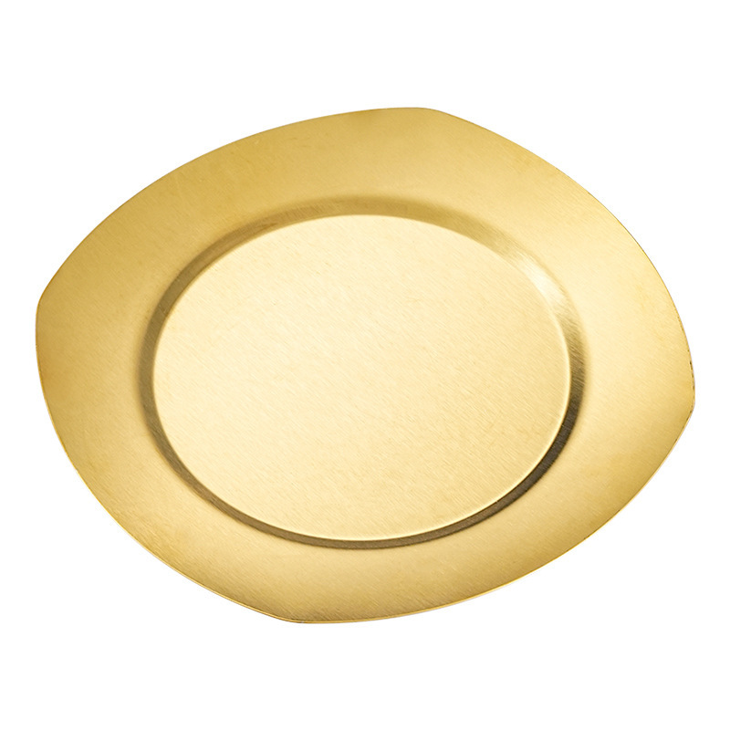 Japanese Stainless Steel Platter, Home Gold Plate, Dish Plate, Snack Plate, Commercial Barbecue Plate,  Bone Dish