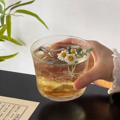 Ultra Thin Clear Stemless Classic Cocktail Glasses 300ml,CIRAY,Ultra Thin Clear Stemless Classic Cocktail Glasses with Tray for Everyday Sipping