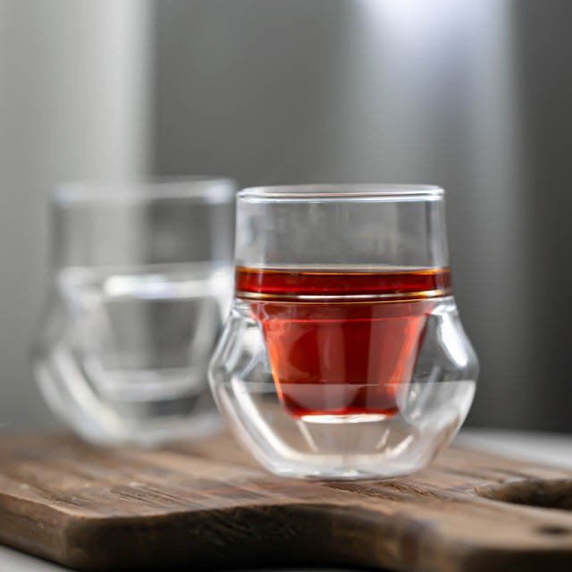 High Borosilicate Double Wall Coffee Cups 100ml,CIRAY,100ml Eco-friendly High Borosilicate Clear Double Wall Glass Coffee Cups