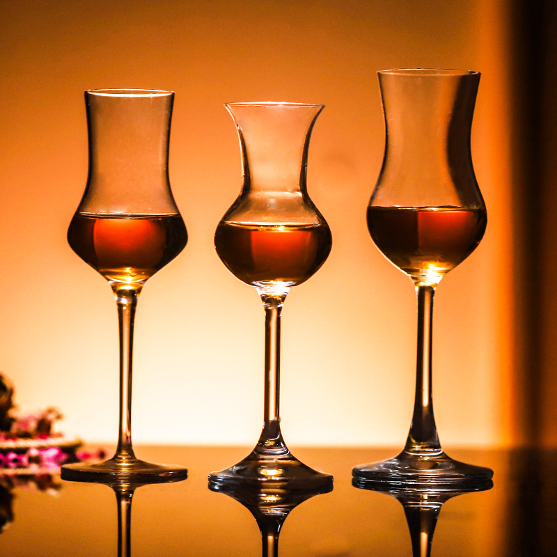 Tall whiskey tasting glass 80ml,CIRAY,Mini Tall Whiskey Crystal Shot Glass Set Goblet Cup Vodka Tasting Champagne Whisky Red Wine Shot Glasses With Logo